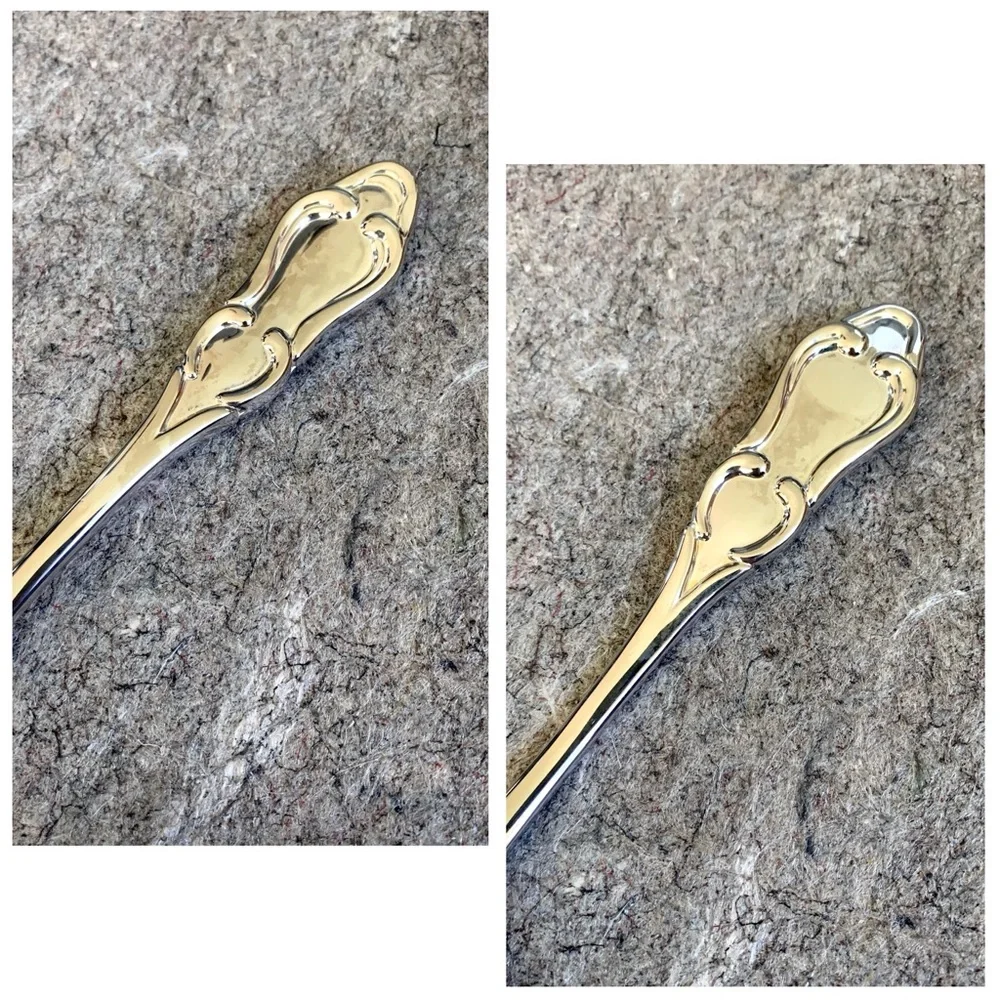 vintage Happy Holidays silver plated pie cake server